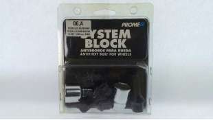 ANTIRROBO ACCESORIO UNIVERSAL - 1084957 / PROME 06.A - PROME, JUEGO TORNILLOS ANTI ROBO 14/125 X 28. LLAVE 17/19MM. BMW. 4 UNIDA 2
