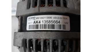 ALTERNADOR OPEL CORSA E 1.4 16V CAT bivalent. Gasolina / GPL (90 CV) - 1514817 / 13585664