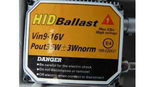 PORTALAMPARAS ACCESORIO UNIVERSAL - 1030778 / 8421779527130 - KIT DE CONVERSION LUCES HID, HID KIT CONVERSION BRAND: IGR INGEREC 2