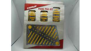 PEDAL ACELERADOR ACCESORIO UNIVERSAL - 1030771 / 8711293043835 - JUEGO DE PEDALES COCHE, COLOR AMARILLO-ALUMINIO. PEDAL PAD KIT  2