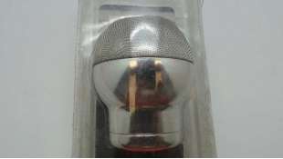 POMO PALANCA CAMBIO ACCESORIO UNIVERSAL - 1052352 / 8421779512440 - POMO METALICO REJILL GRIS CLARO,  NUEVO.GREY- METAL GEARSHIF 2