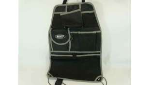 PORTAEQUIPAJES ACCESORIO UNIVERSAL - 986372 / 8430046308020 - BC CORONA.  BOLSA ORGANIZADOR DE ASIENTRO. COLOR NEGRA BORDES GRIS 2