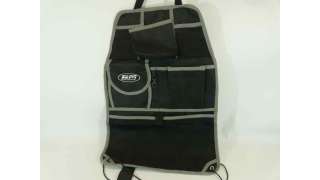 PORTAEQUIPAJES ACCESORIO UNIVERSAL - 986372 / 8430046308020 - BC CORONA.  BOLSA ORGANIZADOR DE ASIENTRO. COLOR NEGRA BORDES GRIS