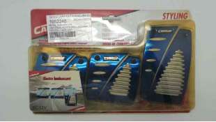 PEDAL ACELERADOR ACCESORIO UNIVERSAL - 1052247 / 8711293043651 - JUEGO DE 3 CUBREPEDALES METALICO AZUL SPORT. NUEVO. PEDALSET  B 2