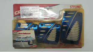 PEDAL ACELERADOR ACCESORIO UNIVERSAL - 1052248 / 8711293043651 - JUEGO DE 3 CUBREPEDALES METALICO AZUL SPORT. NUEVO. PEDALSET  B 2