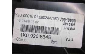 CUADRO INSTRUMENTOS VOLKSWAGEN GOLF V VARIANT (2007-2009) 1.9 TDI 105CV 1896CC - L.480283 / 1K0920864B