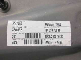 ELEVALUNAS TRASERO DERECHO VOLKSWAGEN GOLF IV (2000-2005) 1.9 TDI 130CV 1896CC - L.604957 / 1J4839730