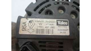 ALTERNADOR RENAULT CLIO I (1991-1996) 1.2 (B/C57R) 54CV 1171CC - L.727425 / 7700437090