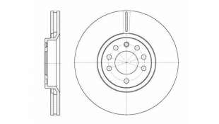 DISCO FRENO DELANTERO OPEL VECTRA C (2005-2006) 2.8 V6 TURBO (F69) 230CV 2792CC - L.939305 / C3X035ABE