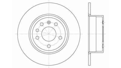 DISCO FRENO TRASERO SAAB 9-3 (2000-2002) 2.2 TID 125CV 2171CC - L.939306 / 5391578