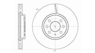 DISCO FRENO DELANTERO OPEL MERIVA A LIMUSINA (2003-2010) 1.3 CDTI (E75) 75CV 1248CC - L.939571 / 93175376