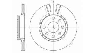 DISCO FRENO DELANTERO OPEL CORSA B (1993-2000) 1.6 GSI 16V (F08, F68, M68) 109CV 1598CC - L.939573 / 569046