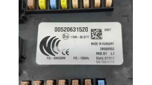 CAJA RELES / FUSIBLES FIAT TIPO FASTBACK (2016-) 1.3 D 95CV 1248CC - L.6947792 / 00520631520 2