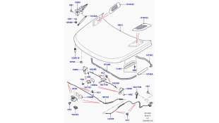 MOTOR ELEVALUNAS TRASERO IZQUIERDO KIA CARENS IV (2013-) 1.7 CRDI 116CV 1685CC - L.7010569 / 83450A4010