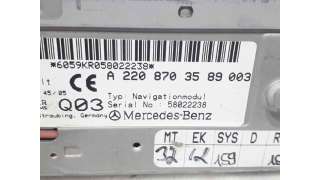 SISTEMA AUDIO / RADIO CD MERCEDES-BENZ CLS (2005-2010) 320 CDI (219.322) 224CV 2987CC - L.7031621 / A2208703589