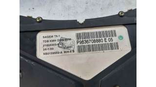 CUADRO INSTRUMENTOS PEUGEOT 307 (2000-2007) 2.0 HDI 110 107CV 1997CC - L.7032054 / 9636708880