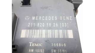 MODULO ELECTRONICO MERCEDES-BENZ CLASE E (2002-2008) E 220 CDI (211.006) 150CV 2148CC - L.7042057 / 2118201626