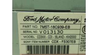 SISTEMA AUDIO / RADIO CD FORD FOCUS II (2005-2012) 1.6 TDCI 90CV 1560CC - L.7083057 / 7M5T18C939EB
