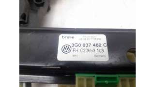 ELEVALUNAS DELANTERO DERECHO VOLKSWAGEN PASSAT (2014-) 1.6 TDI 120CV 1598CC - L.7100536 / 3G0837462C