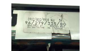 CUADRO INSTRUMENTOS CITROEN SAXO (1996-2001) 1.5 D 57CV 1527CC - L.7135775 / 9627933580
