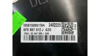 GUARNECIDO PUERTA DELANTERA DERECHA SEAT IBIZA IV (2015-2017) 1.0 TSI 95CV 999CC - L.7150739 / 6F0867012J