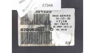 CUADRO INSTRUMENTOS RENAULT MEGANE II (2005-2008) 2.0 DCI (BM1K, CM1K) 150CV 1995CC - L.7177023 / 8200624007