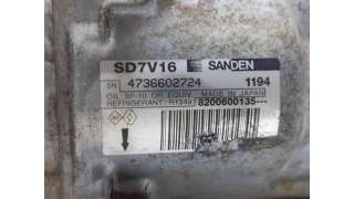 COMPRESOR AIRE ACONDICIONADO RENAULT CLIO III (2005-2012) 1.5 DCI (BR17, CR17) 86CV 1461CC - L.7179837 / 8200600135