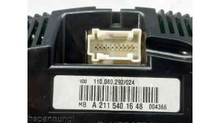 CUADRO INSTRUMENTOS MERCEDES-BENZ CLASE E (2002-2008) E 200 KOMPRESSOR (211.042) 163CV 1796CC - L.7195446 / A2115401648