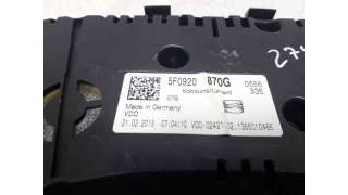 CUADRO INSTRUMENTOS SEAT LEON (2012-) 2.0 TDI 150CV 1968CC - L.7198378 / 5F0920870G