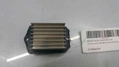 RESISTENCIA CALEFACCION TOYOTA LAND CRUISER PRADO (2002-2009) 3.0 D-4D (KDJ120, KDJ125) 163CV 2982CC - L.7252300 / 07780007