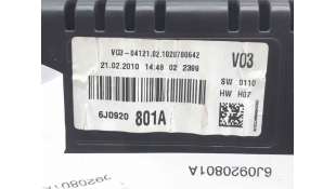 CUADRO INSTRUMENTOS SEAT IBIZA IV (2009-2015) 1.6 TDI 105CV 1598CC - L.7301888 / 6J0920801A 2