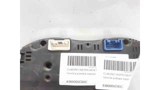 CUADRO INSTRUMENTOS TOYOTA AVENSIS RANCHERA FAMILIAR (2005-2008) 2.2 D-4D (ADT251) 150CV 2231CC - L.7314649 / 8380005C00C