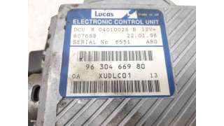 CENTRALITA MOTOR UCE PEUGEOT 406 BREAK (1996-2004) 2.1 TD 12V 109CV 2088CC - L.7316485 / 9630466980
