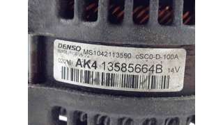 ALTERNADOR OPEL CORSA E (2014-) 1.4 (08, 68) 75CV 1398CC - L.7358228 / 13585664B