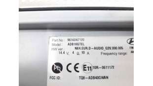 SISTEMA AUDIO / RADIO CD HYUNDAI TUCSON (2018-) 1.6 CRDI A LAS 4 RUEDAS 116CV 1598CC - L.7366199 / 96160N7120 2