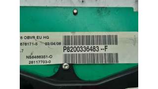 CUADRO INSTRUMENTOS RENAULT KANGOO (2005-) 1.5 DCI 68CV 1461CC - L.7387168 / 8200336483F