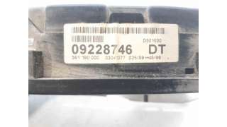 CUADRO INSTRUMENTOS OPEL ASTRA G FASTBACK (2000-2005) 1.6 (F08, F48) 84CV 1598CC - L.7406905 / 09228746DT