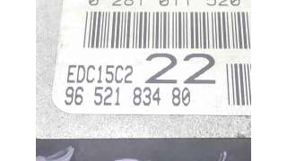 CENTRALITA MOTOR UCE PEUGEOT 406 (1998-2001) 2.0 HDI 110 109CV 1997CC - L.7489059 / 9652183480