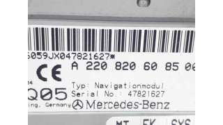 SISTEMA DVD MERCEDES-BENZ CLS (2004-2010) 350 (219.356) 272CV 3498CC - L.7500086 / A2208206085