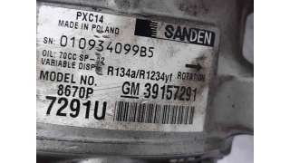 COMPRESOR AIRE ACONDICIONADO OPEL ASTRA K (2015-) 1.6 CDTI (68) 110CV 1598CC - L.7555142 / 39157291