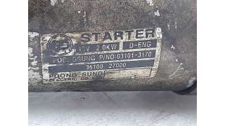 MOTOR ARRANQUE HYUNDAI ELANTRA SEDÁN (2001-2006) 2.0 CRDI 113CV 1991CC - L.7568484 / 3610027000