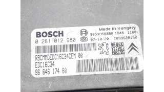 CENTRALITA MOTOR UCE CITROEN C4 GRAND PICASSO I (2006-2011) 1.6 HDI 109CV 1560CC - L.7573418 / 9664617480