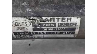 MOTOR ARRANQUE HYUNDAI ELANTRA SEDÁN (2001-2006) 2.0 CRDI 113CV 1991CC - L.7574254 / 3610027000