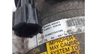 COMPRESOR AIRE ACONDICIONADO NISSAN ALMERA TINO (2000-2006) 2.2 DCI 115CV 2184CC - L.7623433 / 92600BN311