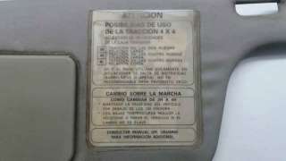 PARASOL IZQUIERDO OPEL FRONTERA B (1998-2003) 2.2 DTI (6BZC, 6BVF, 6B66, 6B76) 116CV 2172CC - L.7641953 / 1437853