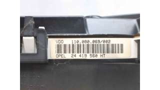 CUADRO INSTRUMENTOS OPEL ZAFIRA A LIMUSINA (2000-2005) 2.0 DTI 16V (F75) 101CV 1995CC - L.7642250 / 24419560