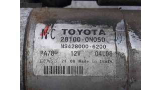 MOTOR ARRANQUE TOYOTA COROLLA SEDÁN (2006-2014) 1.4 D-4D (NDE150) 90CV 1364CC - L.7711266 / 281000N050