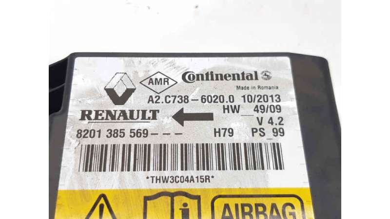 CENTRALITA AIRBAG DACIA LODGY (2013-) 1.5 DCI 107CV 1461CC - L.7728328 / 8201385569 CENTRALITA AIRBAG DACIA LODGY (2013-) 1.5 DCI 107CV 1461CC - L.7728328 / 8201385569