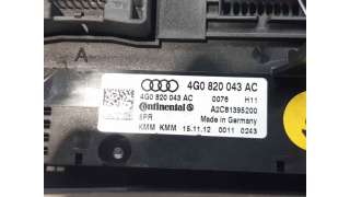 MANDO CLIMATIZADOR AUDI A6 AVANT (2011-2018) 3.0 TDI QUATTRO 245CV 2967CC - L.7731677 / 4G0820043AC
