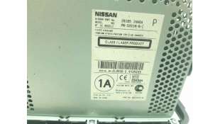 SISTEMA AUDIO / RADIO CD NISSAN MICRA IV (2010-) 1.2 80CV 1198CC - L.7780007 / 281851HA0A 2